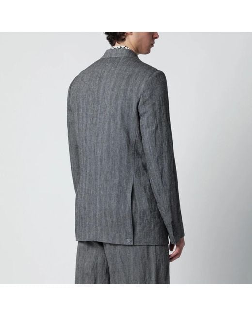 Dries Van Noten Gray Blazers for men