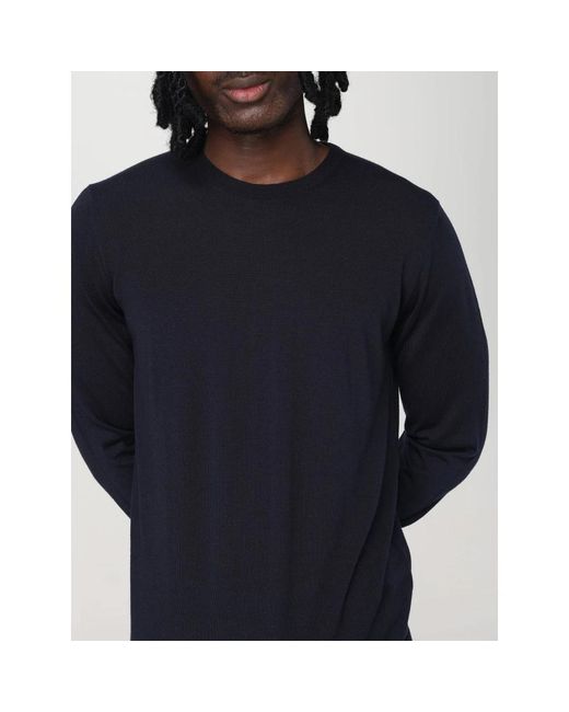 Drumohr Blue Round-Neck Knitwear for men