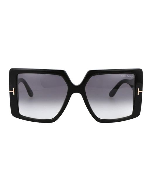 Tom Ford Black Stylische quinn sonnenbrille für den sommer
