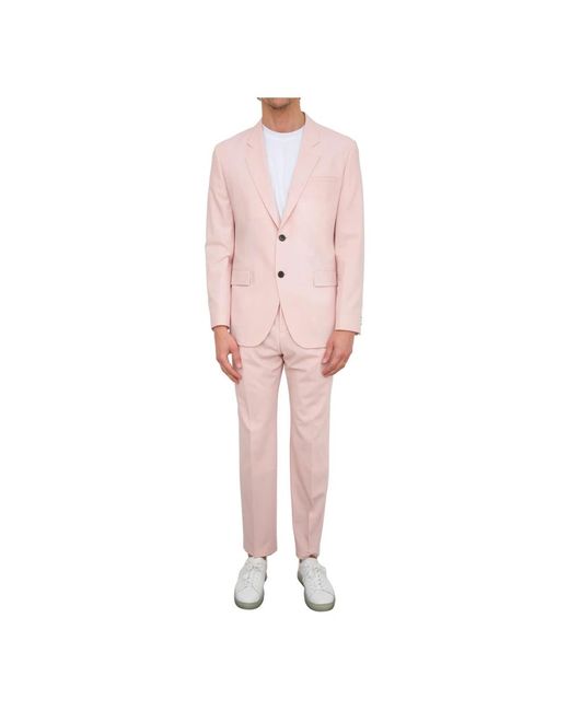 Elegante rosa suit di Boss in Pink da Uomo