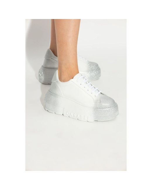 Casadei White Keil-sneakers