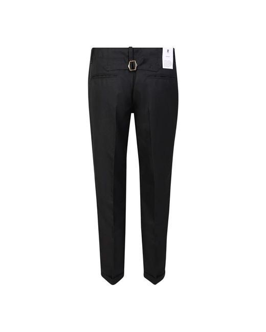 PT Torino Black Slim-Fit Trousers for men