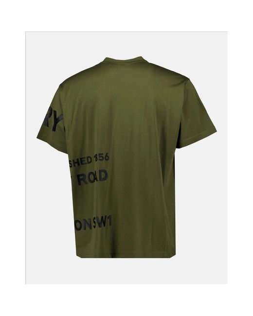 Burberry Harlford t-shirt, rundhals, kurzarm in Green für Herren