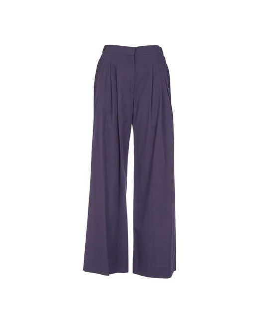 Ottod'Ame Purple Wide Trousers
