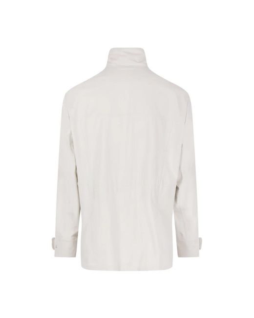 Brunello Cucinelli White Light Jackets for men