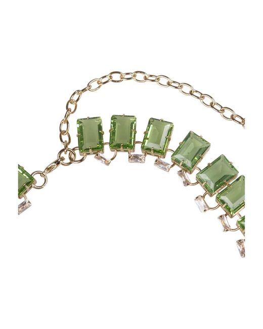 Ermanno Scervino Green Necklaces