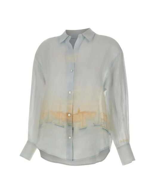 Mc2 Saint Barth Gray Shirts