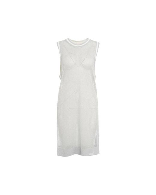 Liu Jo White Knitted Dresses