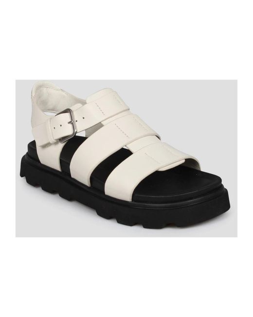 Ugg White Flat Sandals