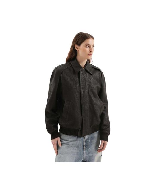 Leather Jackets 1989 STUDIO de color Black