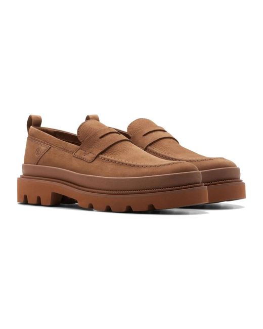 Shoes > flats > loafers Clarks pour homme en coloris Brown