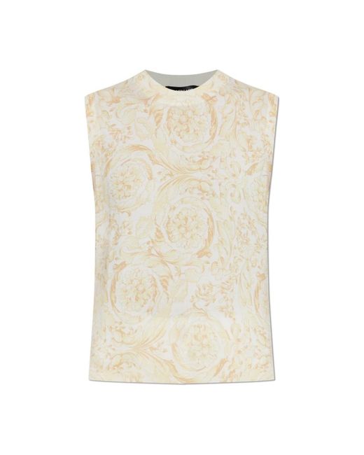 Versace Tops ,Geel ,Blouses in het Natural