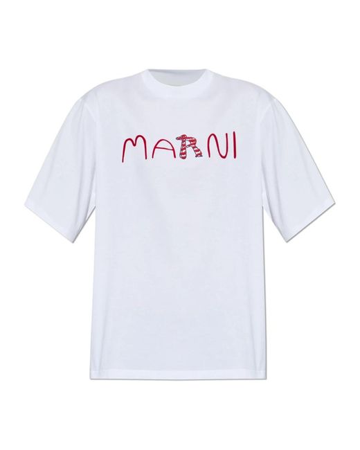 Marni White T-Shirts for men