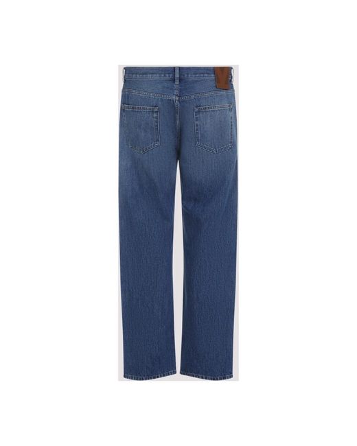 Valentino Blue Straight Jeans for men
