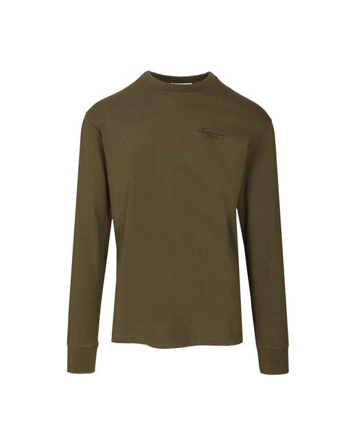 Givenchy Green Long Sleeve Tops for men