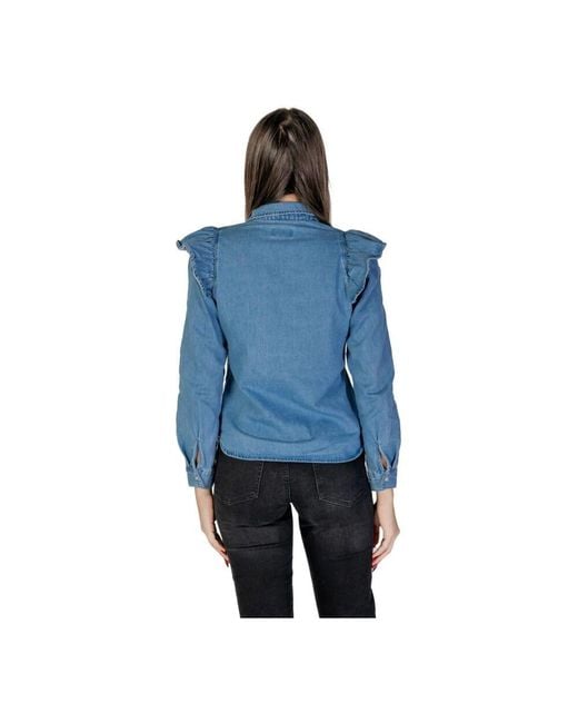 Denim Shirts ONLY de color Blue