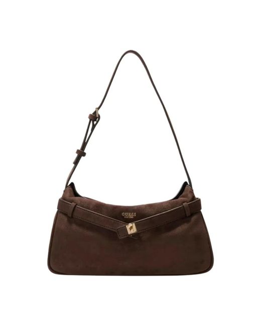 Guess Brown Shoulder Bags
