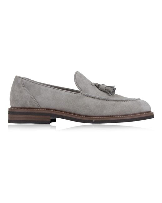Brunello Cucinelli Loafers in het Gray voor heren