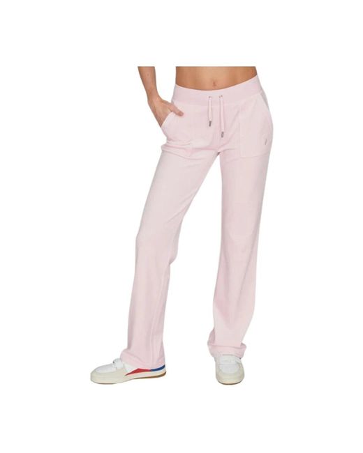 Juicy Couture Pink Straight Trousers