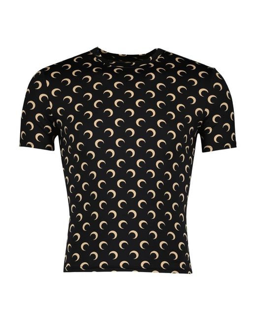 MARINE SERRE T-Shirts in het Black