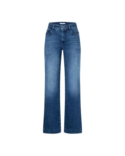 M·a·c Jeans ,Blauw ,Denim Authentieke Mid Denim Jeans in het Blue