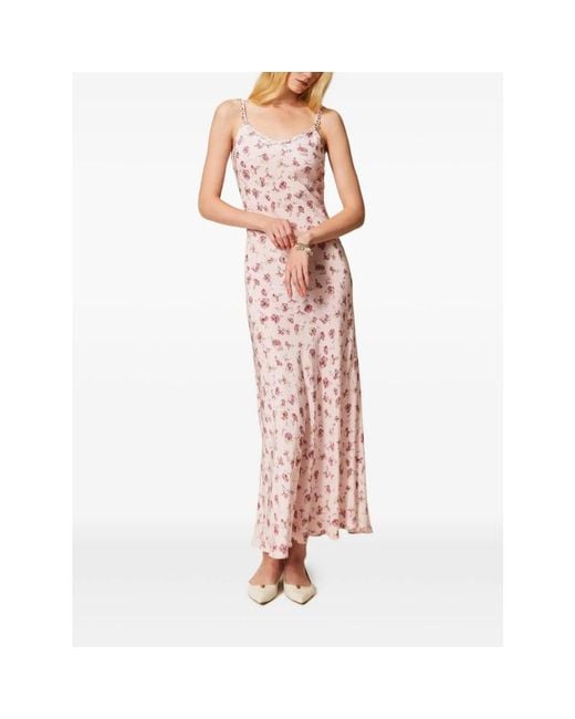 Twinset Pink Maxi Dresses