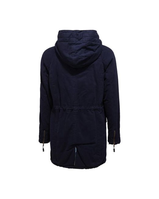 Trussardi Blue Winter Jackets for men