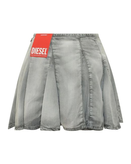 DIESEL Gray Denim Skirts