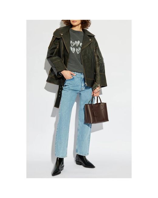 Anine Bing Blue Straight Jeans