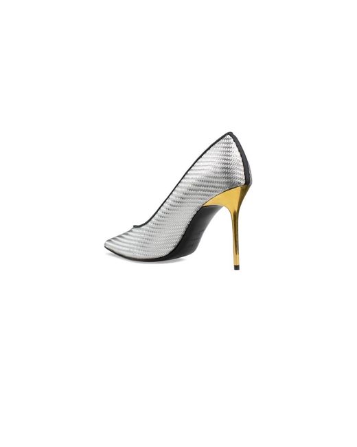 Balmain Metallic Ruby Pump