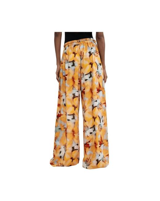 Desigual Orange Wide Trousers