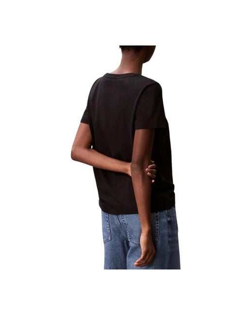 T-Shirts di Calvin Klein in Black
