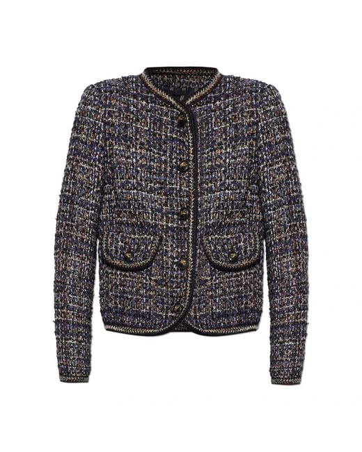 Etro Tweed Blazer in het Gray