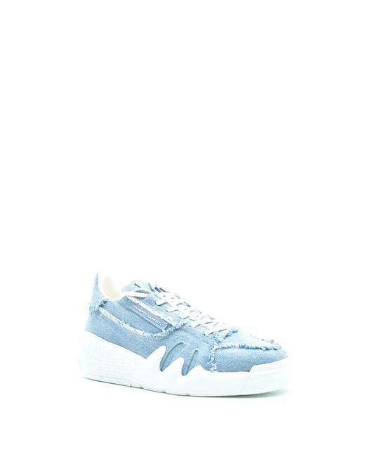 Giuseppe Zanotti Blue Sneakers for men