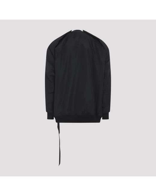 Rick Owens Jassen ,Zwart ,Leer Convertible Jumbo Peter Flight Jacket in het Black voor heren