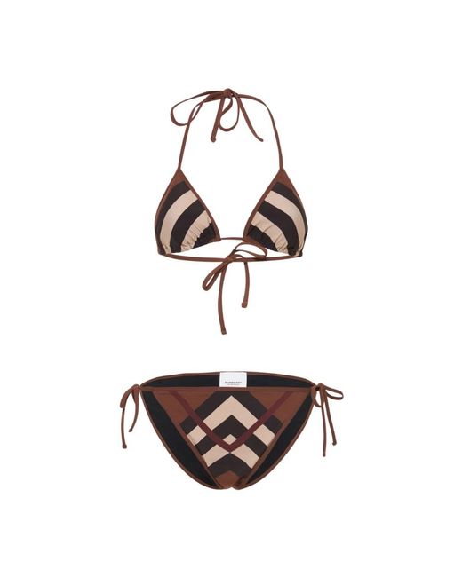 Bikinis Burberry de color Brown