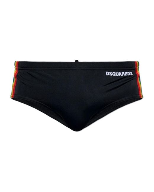 DSquared² Zwemshorts in het Black voor heren