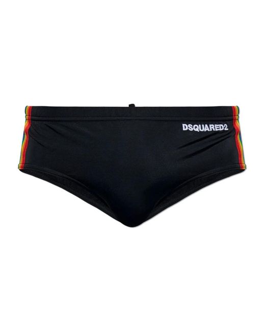 DSquared² Black Beachwear for men