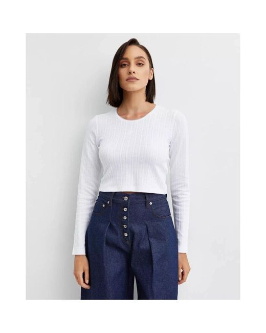 Long Sleeve Tops J.W. Anderson de color White