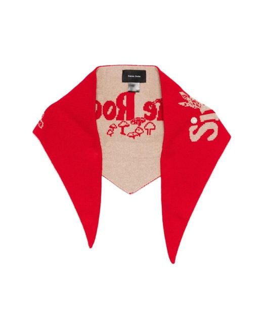 Simone Rocha Red Ponchos