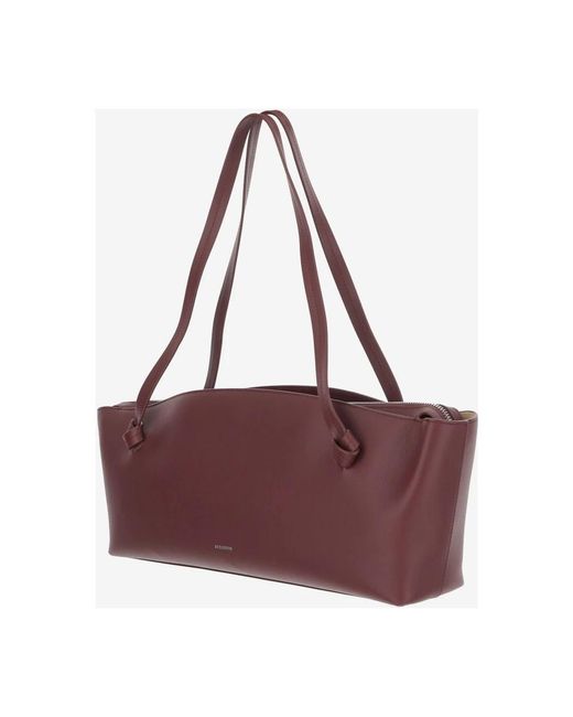 Jil Sander Shoulder Bags in het Purple