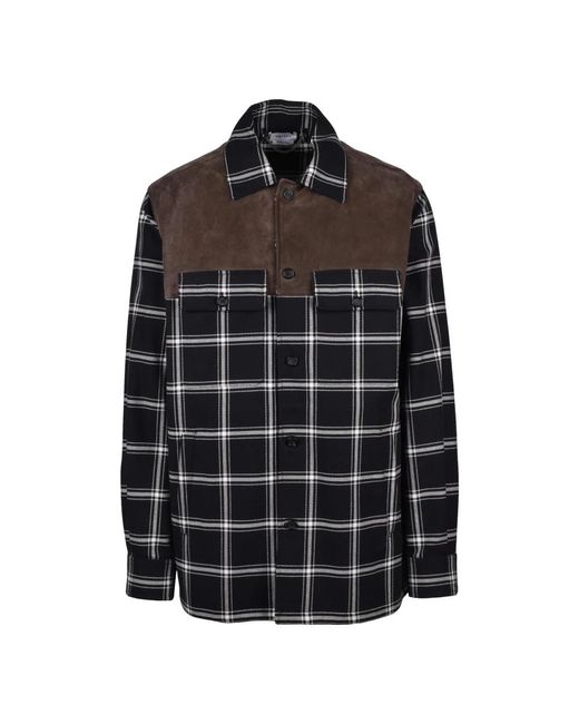 McQueen Black Casual Shirts for men
