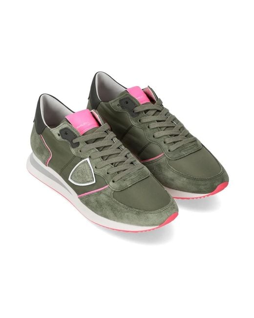 Philippe Model Green Sneakers
