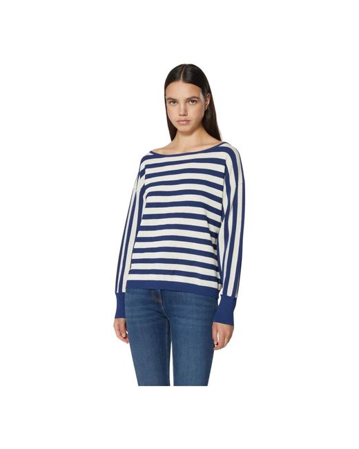Silvian Heach Round-Neck Knitwear in het Blue