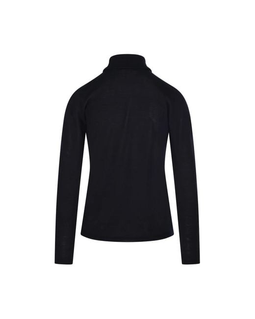 Max Mara Blue Turtlenecks