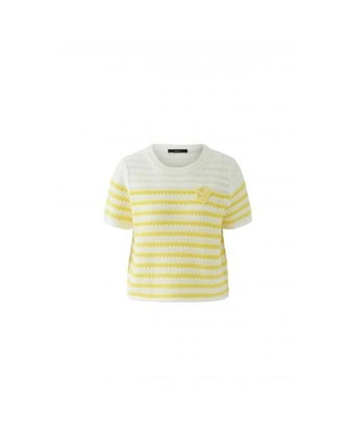 Ouí Yellow Round-Neck Knitwear