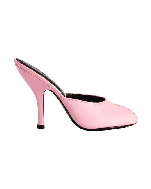 Jude Pink Heeled Mules