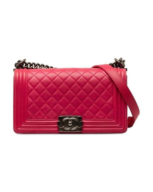 Chanel Red Cross Body Bags