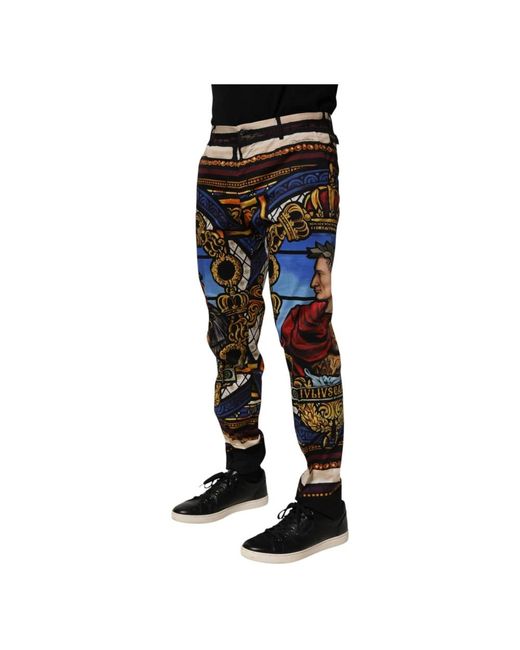 Dolce & Gabbana Black Chinos for men