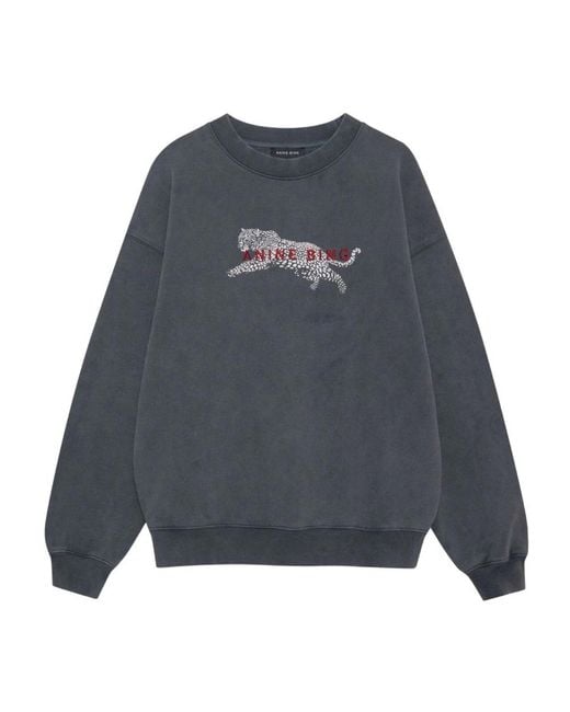 Anine Bing Gray Sweatshirts